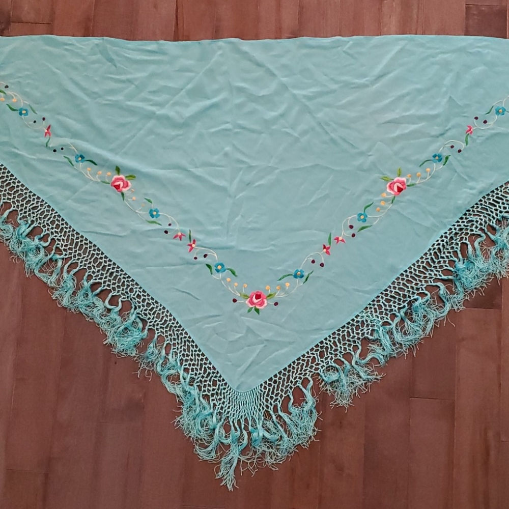 Echo Silk Shawl